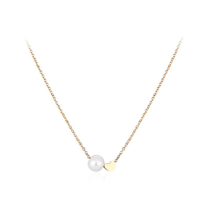 Pearl Heart Necklace