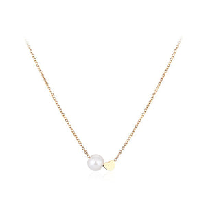 Pearl Heart Necklace