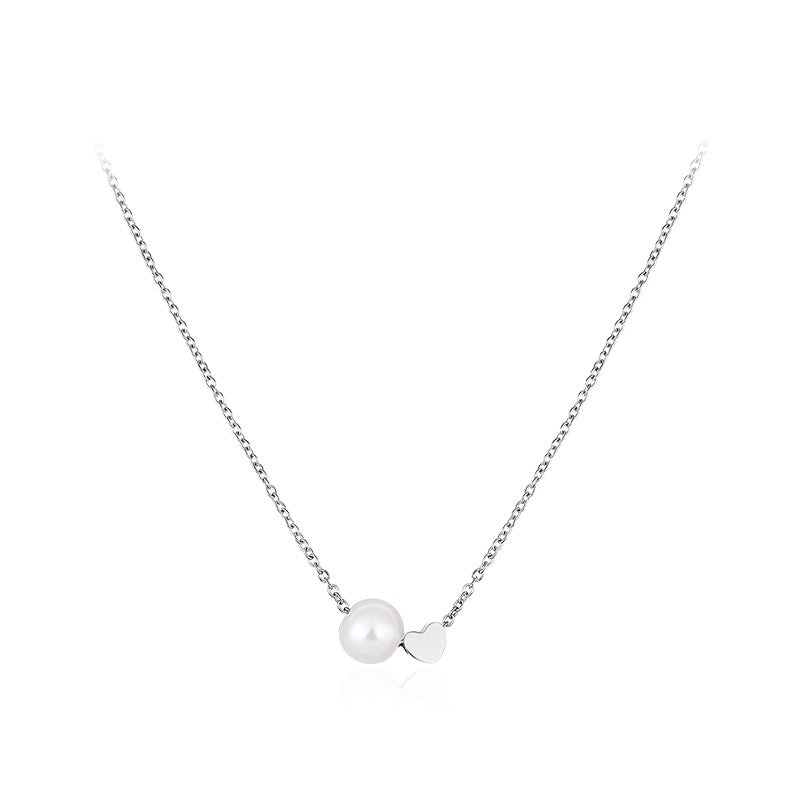 Pearl Heart Necklace