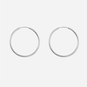 925 Silver Hoops in 5 sizes