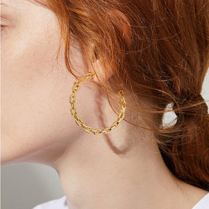 Chain Hoop Earrings