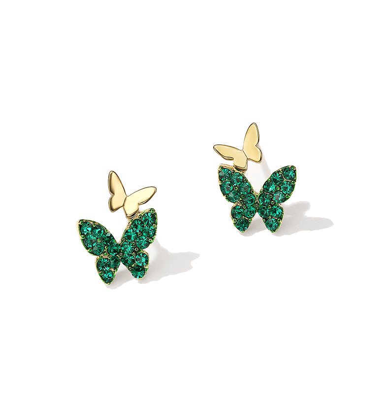 Butterfly Pair Stud Earrings