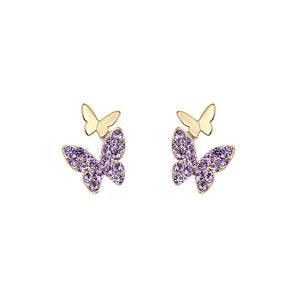 Butterfly Pair Stud Earrings