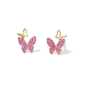 Butterfly Pair Stud Earrings